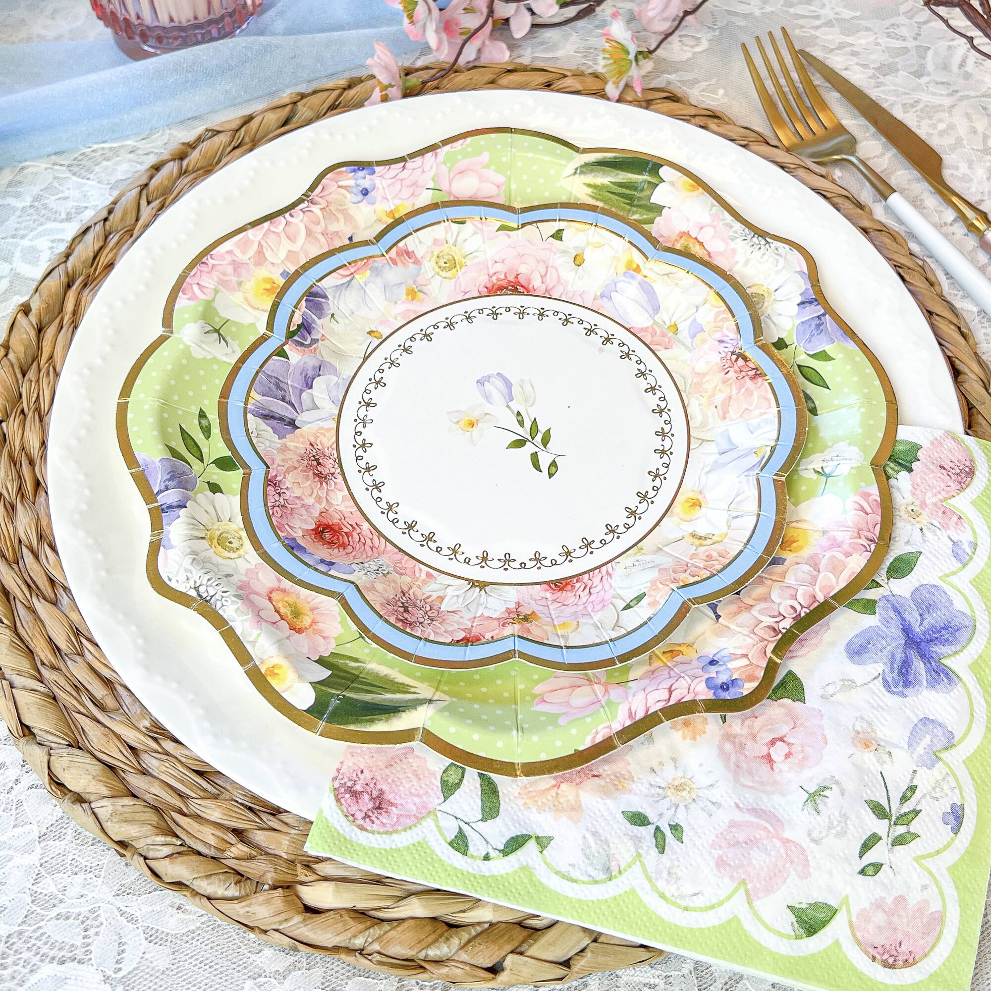 Kate Aspen® Tea Time Party 62-Piece Party Tableware Set